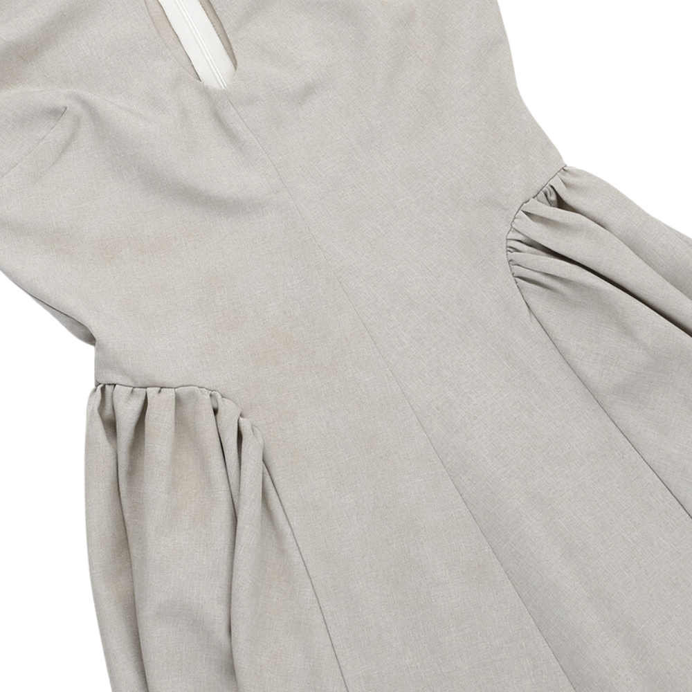 Grace | Flared Linen Dress