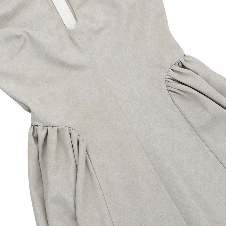 Grace | Flared Linen Dress